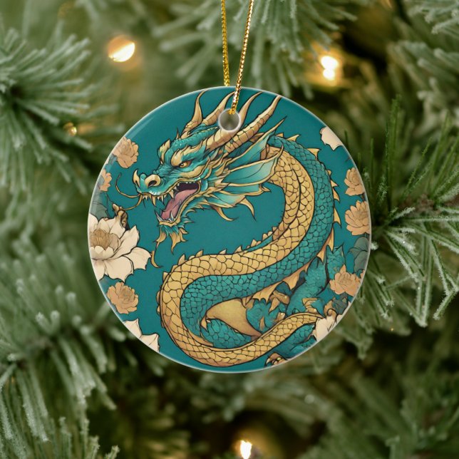 Dragon Ceramic Ornament (Tree)