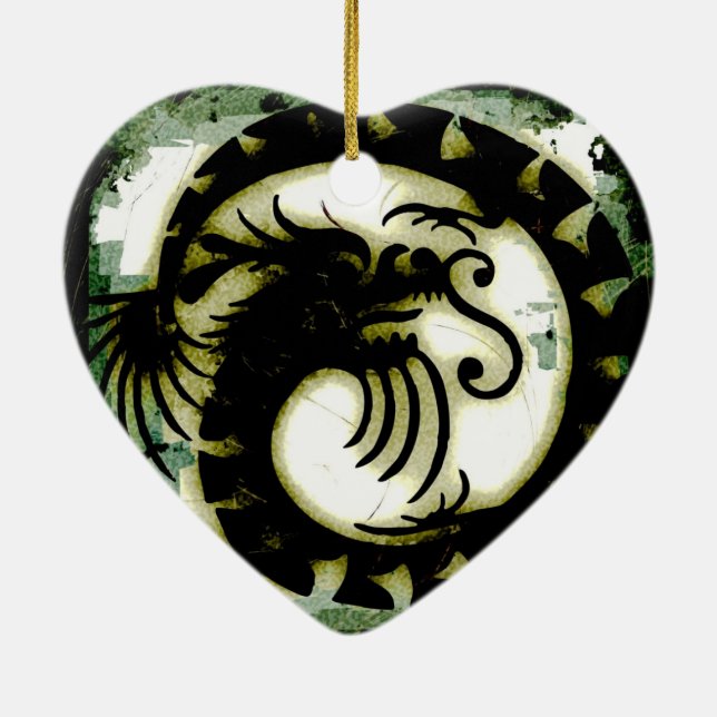 Dragon Ceramic Tree Decoration (Back)