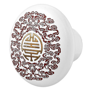 Dragon Chakra Ceramic Knob