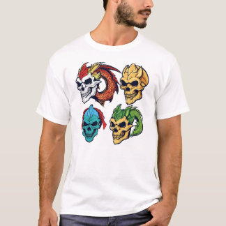 Dragon Chic Skull - Cute Anime-Inspired  T-Shirt
