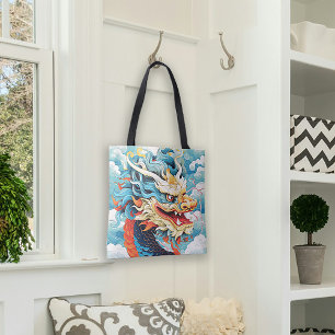 Dragon Chinese Lunar New Year Tote Bag