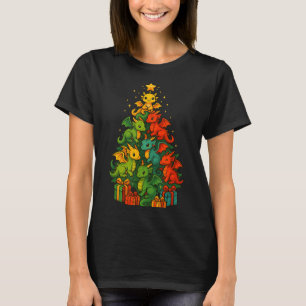 Dragon Christmas Tree Funny Dragon Xmas  T-Shirt
