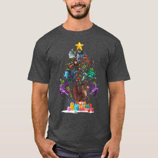 Dragon Christmas Tree Funny Lover Xmas  T-Shirt