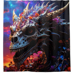 Dragon City 003 Shower Curtain