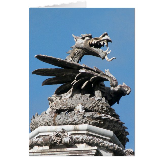 Dragon, City Hall, Cardiff, Wales, UK (Front)