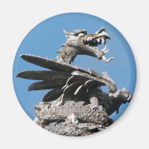 Dragon, City Hall Cardiff, Wales, UK Magnet