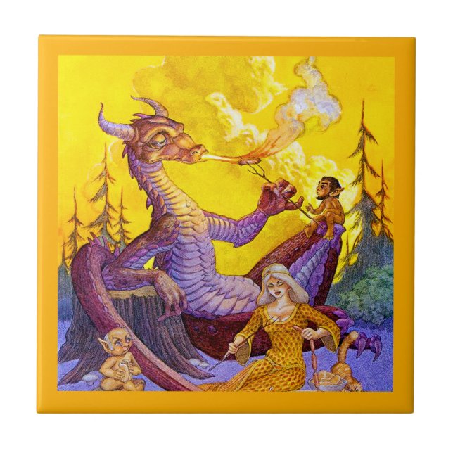 Dragon Cookout Tile (Front)