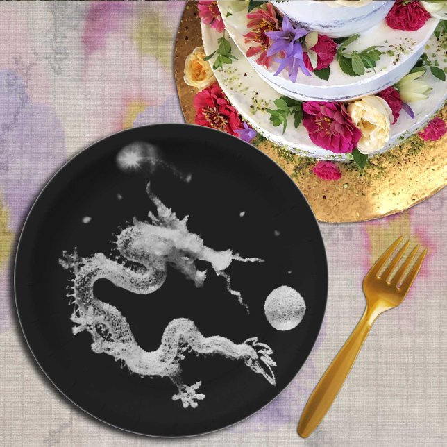 Dragon - Crystal Dragon Lore, Birth of Dragon Paper Plate (Creator Uploaded)