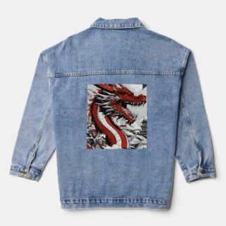 Dragon Denim jacket makes fashionable design