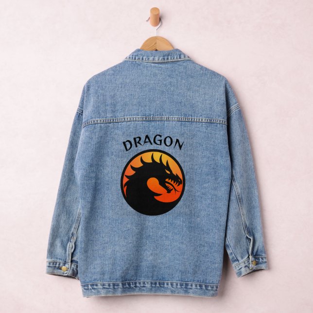 Dragon Design Denim Jacket (Hangar)