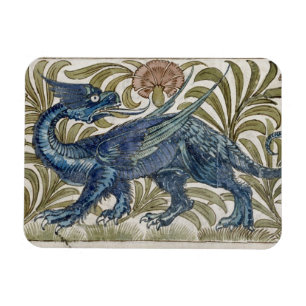 'Dragon' design for a tile (w/c on paper) Magnet
