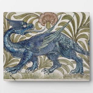 'Dragon' design for a tile (w/c on paper) Plaque