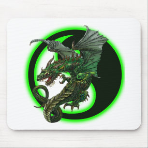 Dragon design mouse pad