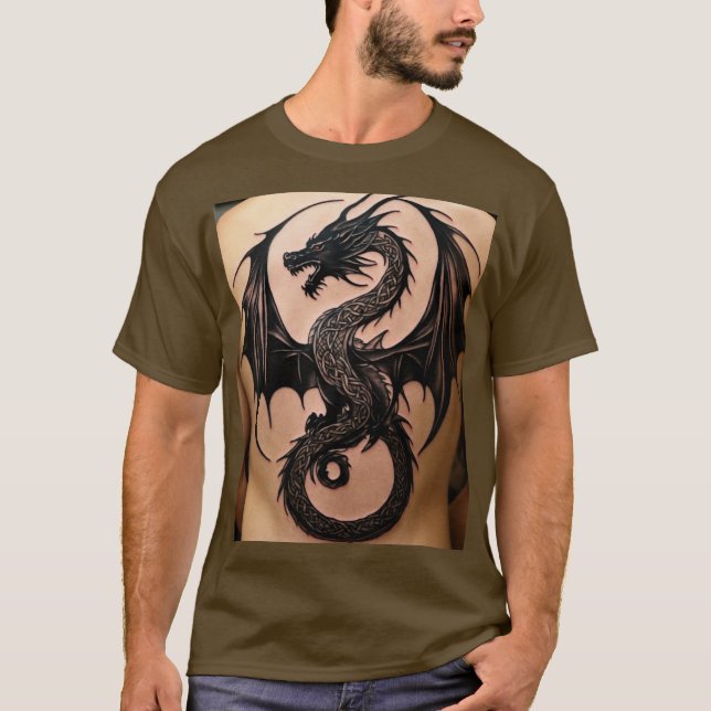 "Dragon Dreams: Whimsical T-Shirt Designs" (Front)