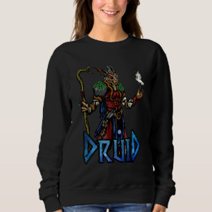 Dragon Druid D20 Roleplaying Rpg Fantasy Tabletop Sweatshirt