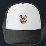 Dragon Easter Day Loves Collecting Easter Eggs Dra Trucker Hat<br><div class="desc">Dragon Easter Day Loves Collecting Easter Eggs Dragons Kids T-Shirt</div>