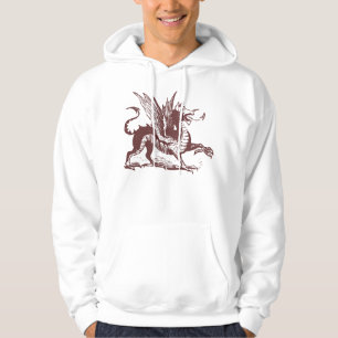 Dragon Engraving - Dark Brown Hoodie