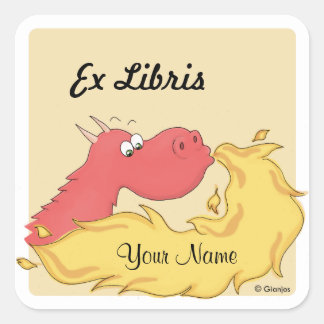 Dragon Ex Libris / Book label