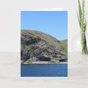 Dragon Face Rock Cliffs Skye Card