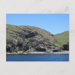 Dragon Face Rock Cliffs Skye Holiday Postcard