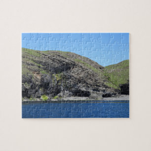 Dragon Face Rock Cliffs Skye Jigsaw Puzzle