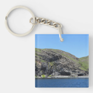 Dragon Face Rock Cliffs Skye Key Ring