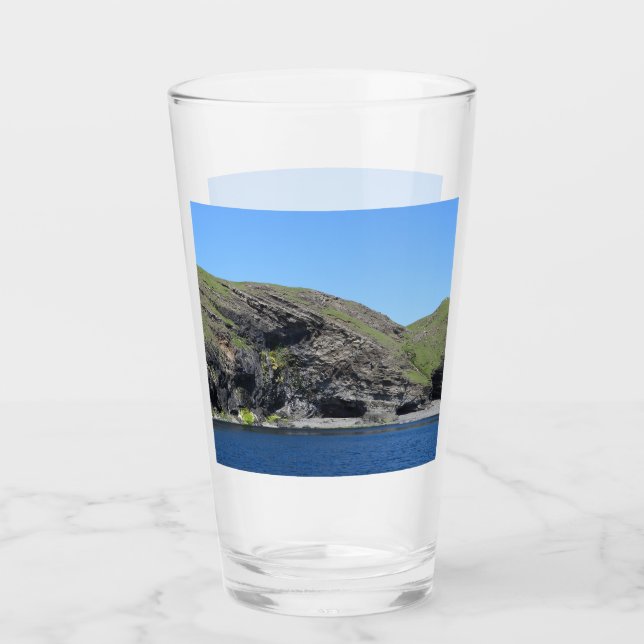 Dragon Face Rock Cliffs Skye Majestic Fantasy Land Glass (Front)
