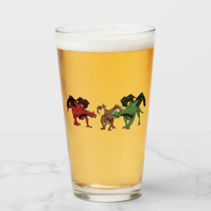 Dragon Family Glass