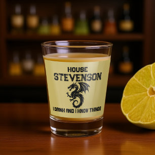 Dragon Family Logo Shot Glass