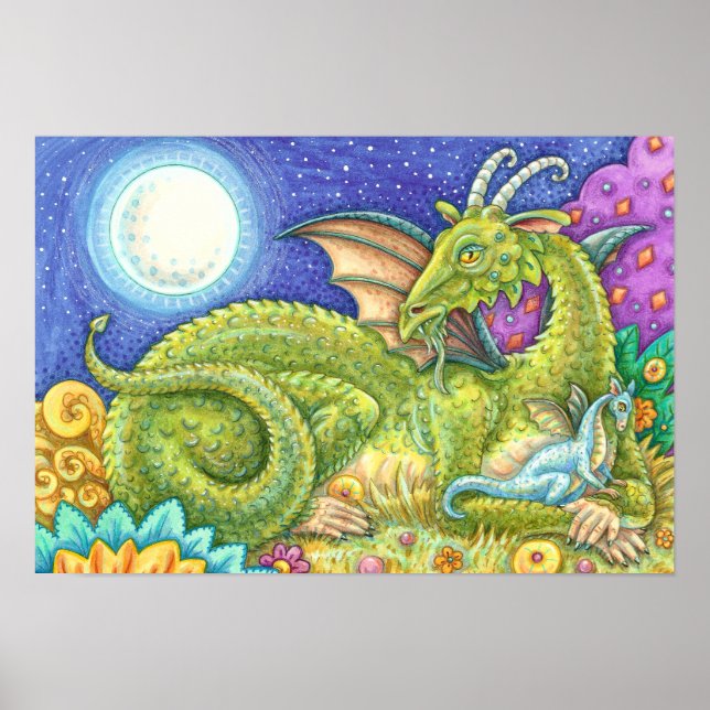 DRAGON FAMILY NEXT GENERATION, WHIMSICAL FANTASY POSTER (Front)