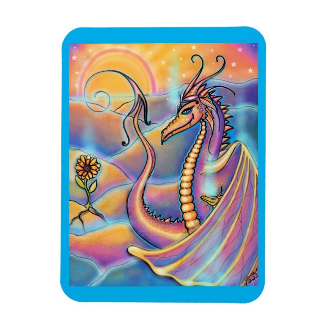 Dragon fantasy By Renee L. Lavoie   Magnet (Vertical)
