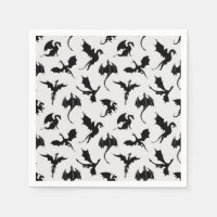 Dragon Fantasy Paper Napkins, Mythical Creature