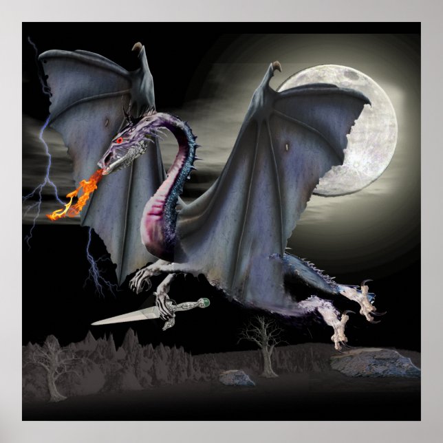 Dragon fantasy poster (Front)