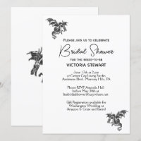 Dragon Fantasy White Bridal Shower