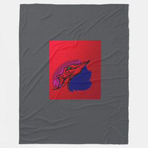 Dragon Fashionista Fleece Blanket