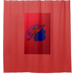 Dragon Fashionista Shower Curtain