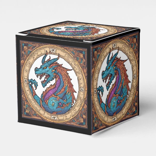 Dragon Favour Box (Front Side)