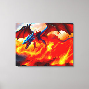Dragon Fire Canvas Print