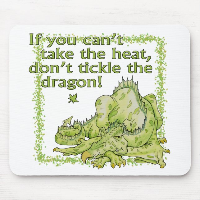 Dragon Fire Mouse Pad (Front)