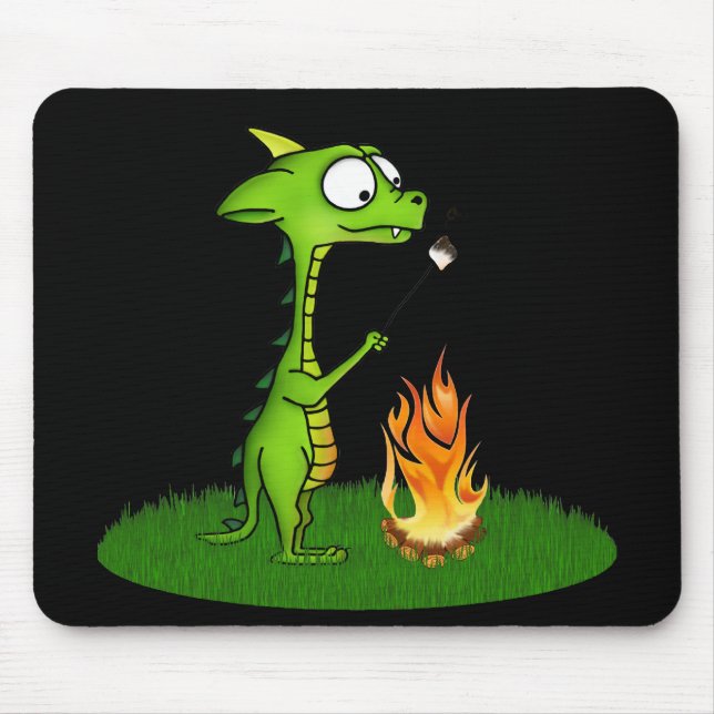 Dragon Fire Mouse Pad (Front)