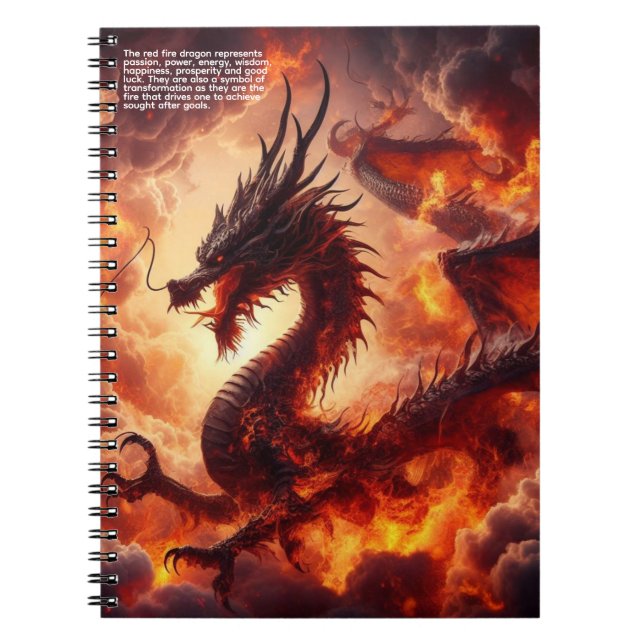 Dragon Fire Notebook (Front)