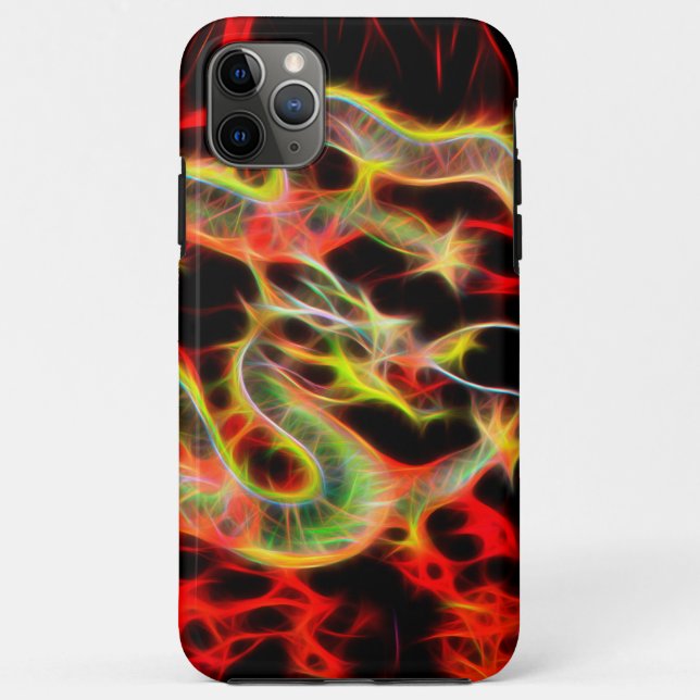 Dragon Fire on Lucky Energy   Case-Mate iPhone Case (Back)