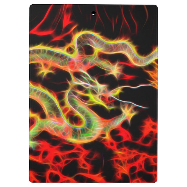 Dragon Fire on Lucky Energy Clipboard (Back)