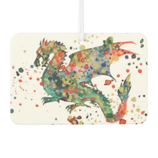 Dragon Fireworks Air Freshener (Front)