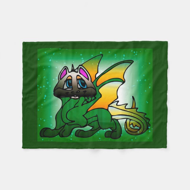 Dragon Fleece Blanket (Front (Horizontal))