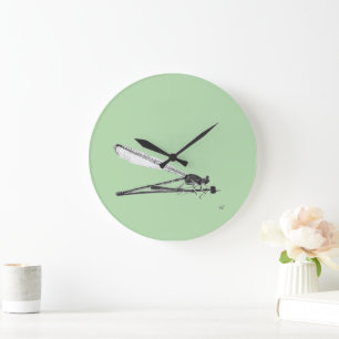 Dragon Fly Large Clock