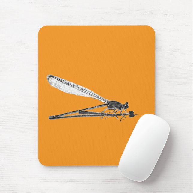 Dragon Fly Mouse Pad (With Mouse)