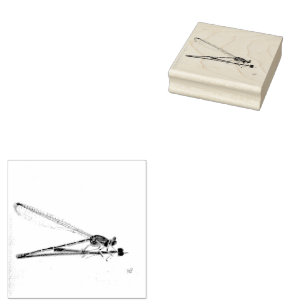 Dragon Fly Rubber Stamp