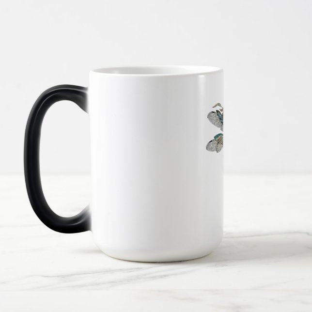 Dragon Fly Tattoo Magic Mug (Left)