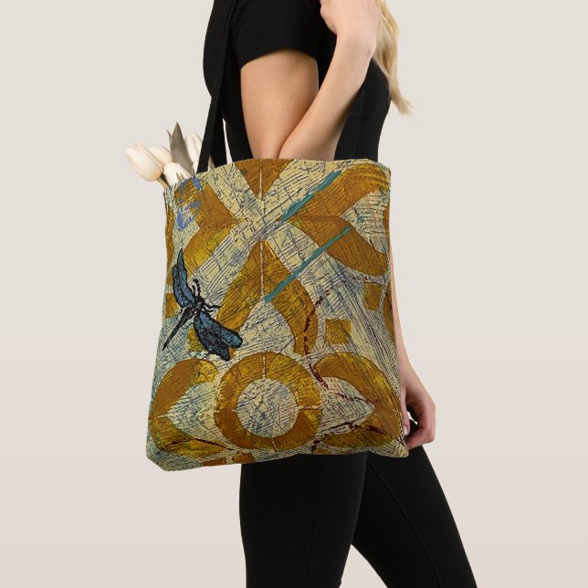 Dragon Fly Tote Bag (Close Up)